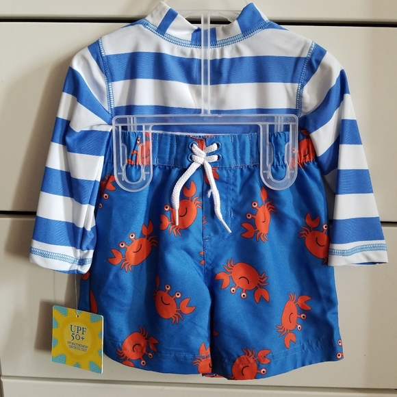 Little Me 2-Piece Rashguard Set - Picture 2 of 2